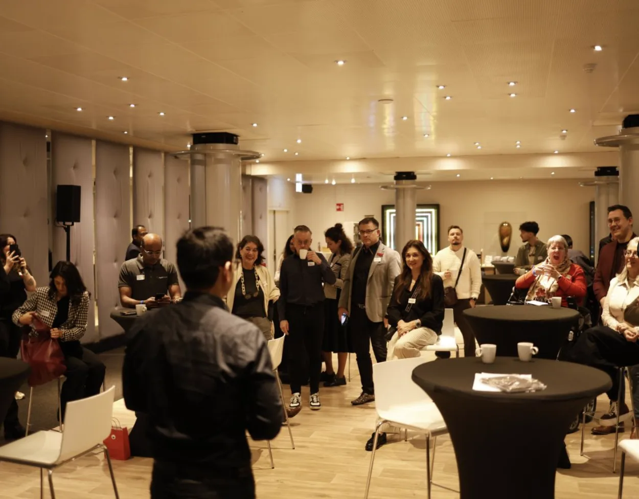 Netwerksessie met bezoekers tijdens TEDxEindhoven